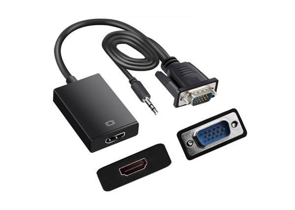Buy 1080P Computer To TV 170mm VGA To HDMI Adapter Cable at wholesale prices