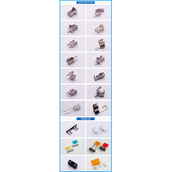 10x85mm Fuse 35m Ohm Glass Fuse Holder Clips Slow Blow 85C Automotive Fuse Box Clips