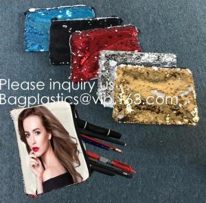 Quality Heat Transfer Blank Strapping Sequin Small Hand bag For Sublimation Printing,Sublimation Multicolor Sequin Bag Blanks  pack for sale