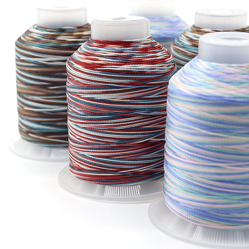 100g Multi-Colors Variegated Embroidery Thread 1000 Meters for Hand Knitting Projects