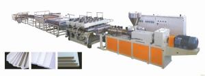 China High Output PVC Manufacturing Machine , Easy Control WPC Foam Board Machine on sale