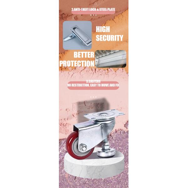 Custom Pink Lipstick Vending Machine 55 Inch Touch Screen For Shopping Mall