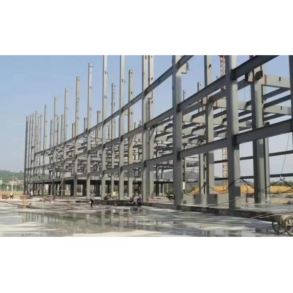 Garage Steel Structural Frame Hangar Car Parking Building / Plane Warehouse