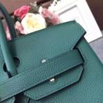 full hand made calfskin bags 30cm 35cm dark green designer handbags women luxury