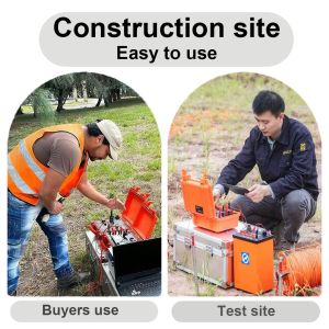 Wireless Remote Control Resistivity Meter with 7200W Maximum Power and 24-bit A