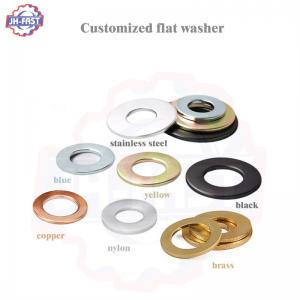 Quality Steel DIN125 a Zinc Plated Silver Flat Washer M8 M10 M12 M16 M20 Galvanized Plain Washers for sale