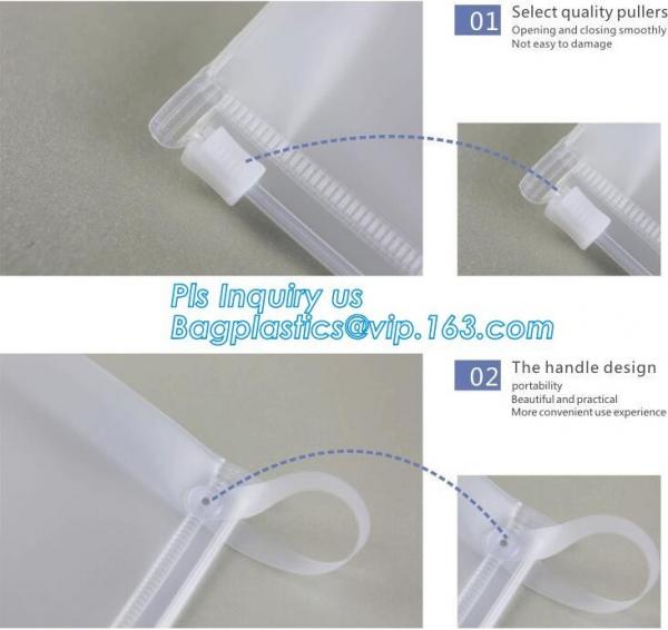 zip lock bags square bottom zipper type plastic bag, k slider plastic toothbrush toothpaste bag with ring hook, zi