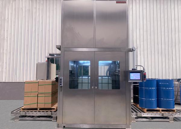 Buy 200L/IBC Visual Positioning Auto Pallet Filling Machine at wholesale prices