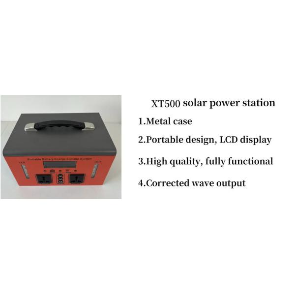 Portable Power Station 3000kw with Correction Wave Output and Rated 500W Output Power