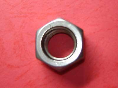 ISO 4032 Standard High Hex Nuts , M16 M18 Stainless Steel Nut On Galvanized Bolt