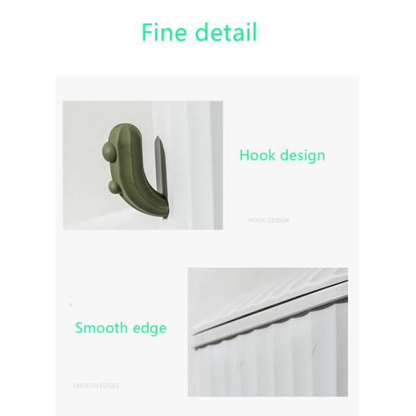 Household Cabinet Hanging Wall Toilet Toilet Storage Kitchen Wall Hanging Trash Can Wall Hanging Trash Can with Lid