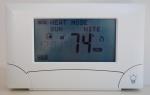 7 Segment TN LCD Display For Thermostat Positive Mode 86mm * 49mm * 2.8mm