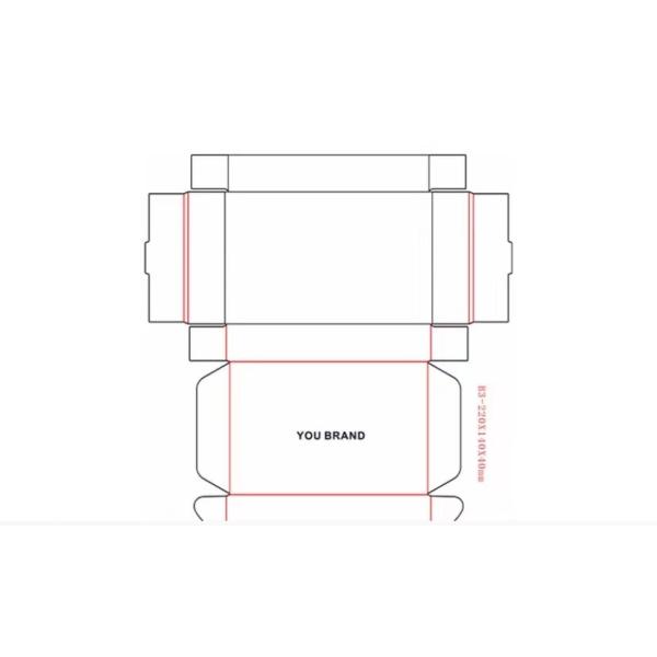 Biodegradable Glossy Lamination Corrugated Paper Box Small Corrugated Shipping Boxes