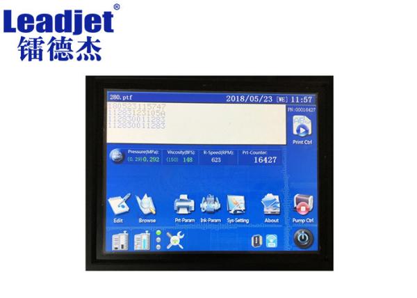 Buy V380 Expiry Date Coding Machine , High Speed Inkjet Printer For Cans Concave Bottoms at wholesale prices