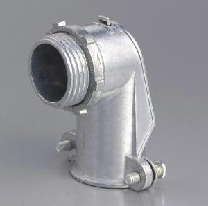 Quality Zinc Angle Flexible Squeeze Connector with various flexible hoses for sale
