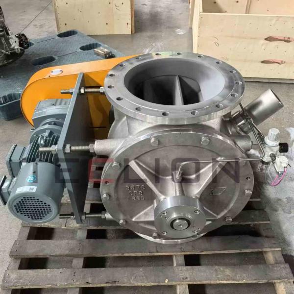 12L Sprayable Tungsten Carbide Rotary Vane Feeder Airlock Industrial Large Caliber