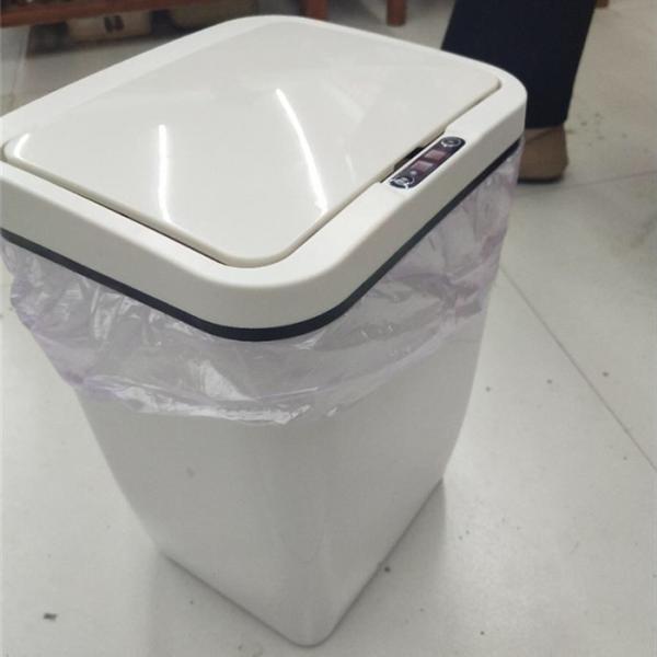 Buy Fingerprint Resistant Motion Sensor Garbage Can , Touchless Trash Can at wholesale prices