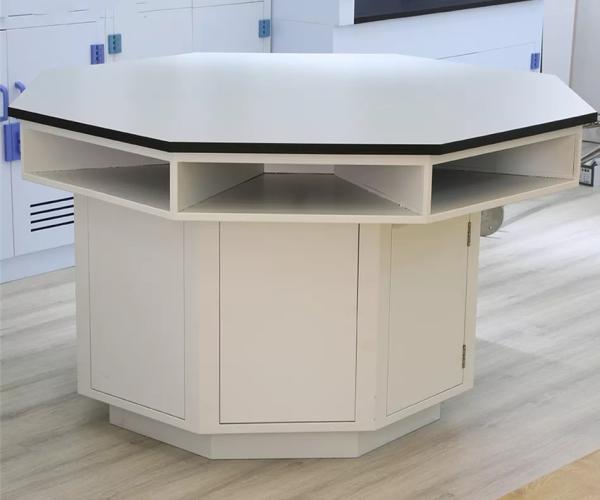 Buy Octagonal Laboratory Work Benches Laboratory Working Table For School Student at wholesale prices