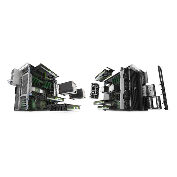 Dell T7920 Tower Workstation with Xeon 4112 Processor CPU 16G 2*500G 1400W PC Computer