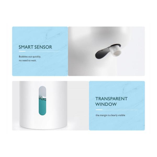 Plastic 10.14oz USB Automatic Soap Dispenser For Restroom