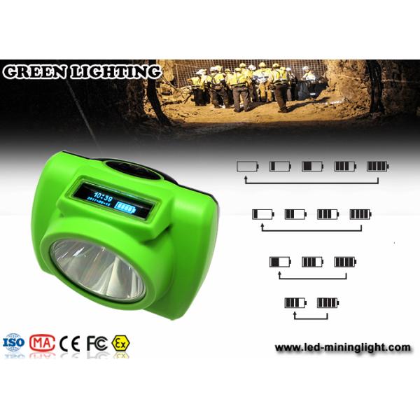 CREE led Mining Cap Lights , Underground Cap Lamps rechargeable lithium ion battery