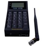 Wireless coaster pager queue call system pocsag transmitter keyboard and pager