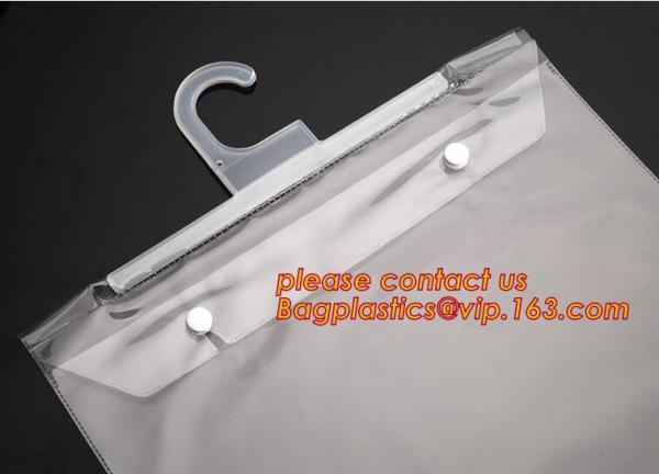 O Ring Hanger EVA Zipper Bag Transparent PVC Hanger Hooks Packaging Bag in China Suppliers,shirt packaging bags, Hanger