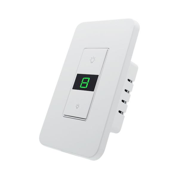 Buy White Smart Wifi Wall Switch , Wireless Touch Switch For Home Automation at wholesale prices