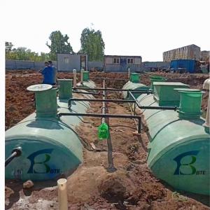 Quality Septic Tank FRP Storage Tanks Water Machine For Sewage Treatment for sale