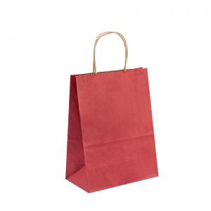 Quality Twisted Handle Paper Bags Compostable Sustainable For Takeaway for sale