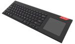 2.4G Wireless Keyboard With Touch Pad With Easy Media Control Solid Stainless