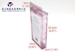 Autom Lock Bottom PET Plastic Box Rectangle Shape Custom Printed Plastic Boxes
