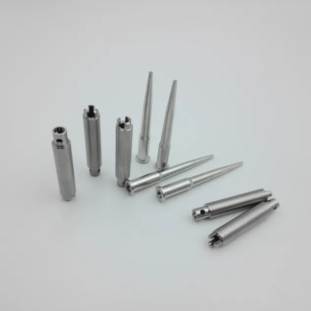 Medical Stainless Steel CNC Parts Hexagonal Cone Inner Hole Driving Tip