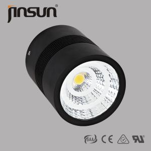 Surface mounted LED downlight with COB light source and trailing edge triac dimmable