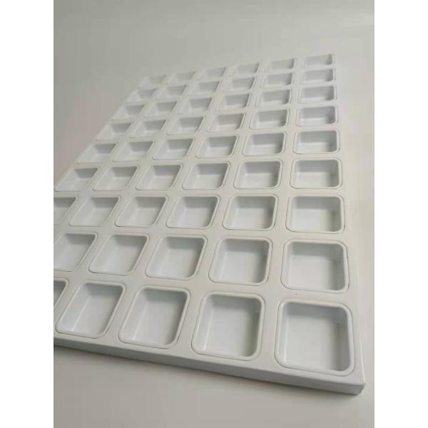 54 Cups Square Aluminum Bun Baking Pan Non Stick Silicone