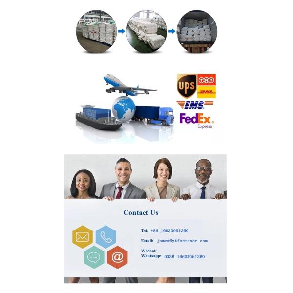 ISO Standard High Flange Nut with Pad Plate Nut/Hexadecimal Flange Thickening Nut M10-M30