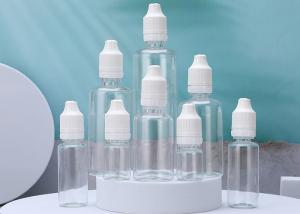 Quality 30ml 40ml 50ml E Liquid Plastic Empty Eye Drop Bottles With Childproof Caps for sale