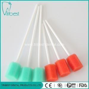China FDA Disposable Oral Care Sponge Swabs on sale
