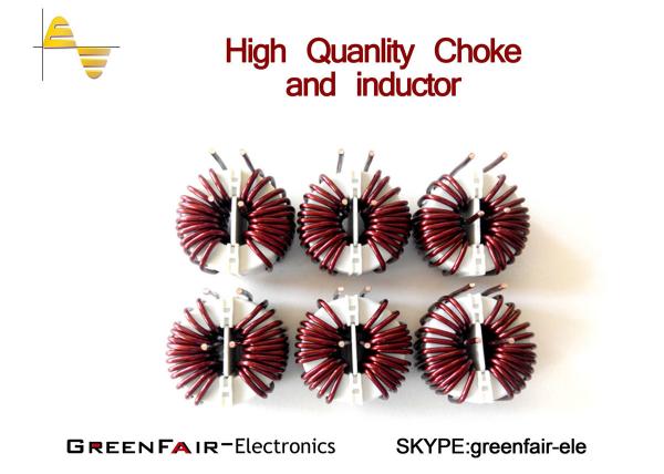 Buy High Power Current Common Mode Choke Coil , Horizontal T63 Common Mode Toroidal Chokes at wholesale prices