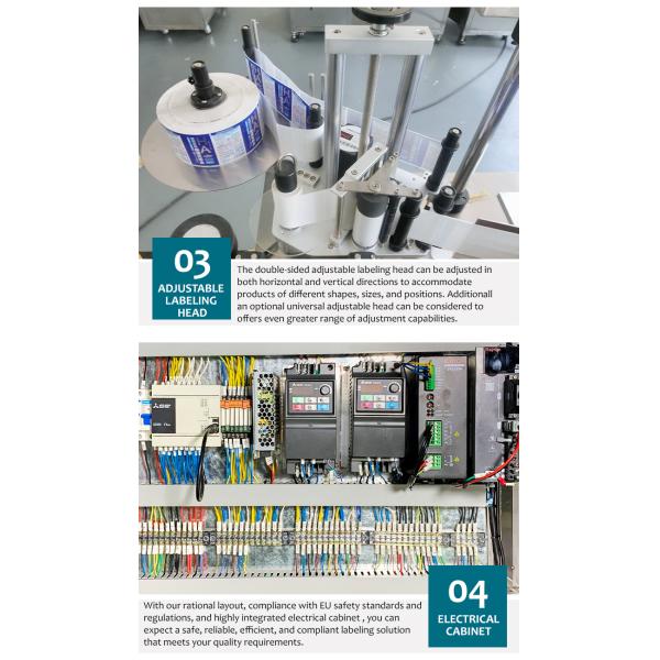 Automatic Round Bottle Labeling Machine 2000-4000 Bottles/Hour