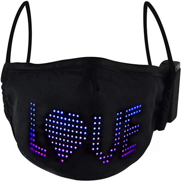 Buy LED Programmable Message Display Mask Soft Comfortable App Controlled at wholesale prices