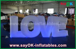 Quality Colorful Inflatable Lighting Decoration Letter Love With Led light For Party or Wedding Decoration for sale