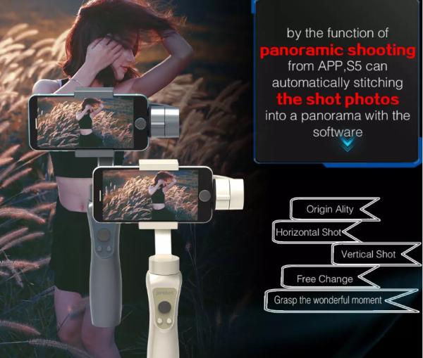 Buy 3 Axis Smartphone Gimbal Stabilizer Automatic Tracking Easy To Operate at wholesale prices