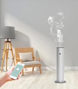 HOMEFISH Cold Atomizing Pure Oil Fragrance Machine 500ML Floor Mounted Aroma Diffuser WIFI Scent Diffuser for Hotel Lobby