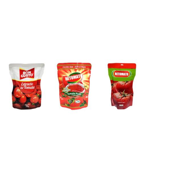 Chinese Factories Directly Produce High Quality 210g Sachet Tomato Paste