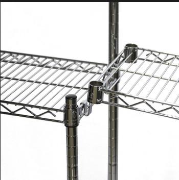 Buy Shelf Connection Hook For Add On Wire Shelving Units Style Selections Shelving Accessorie at wholesale prices