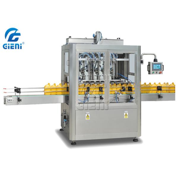 120 Bottles / Min 4KW Bottle Filling Machine 1200kg With Diving Nozzles