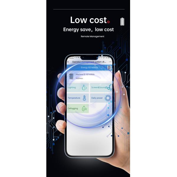 Smart Fridge Ice Cream Vending Machine -18â„ƒ Freezer With Touch Screen Card Reader low cost