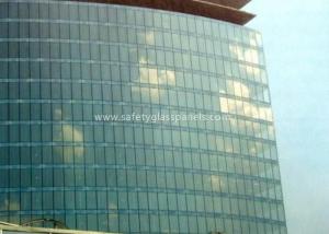 Quality Curve / Flat Laminated Safety Glass Minimum Size 250 Mm-350 Mm Solid Structure for sale