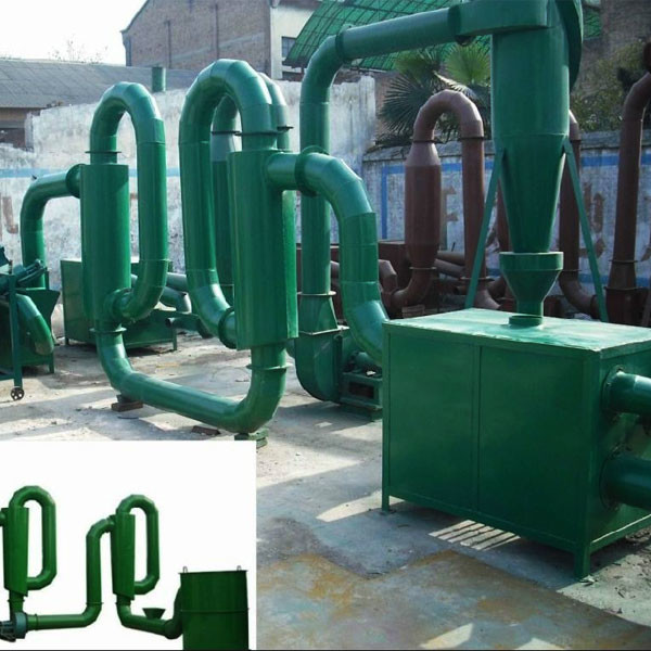 7.5kW Multi Bend Pipe Hot Air Stream wood chip drying systems